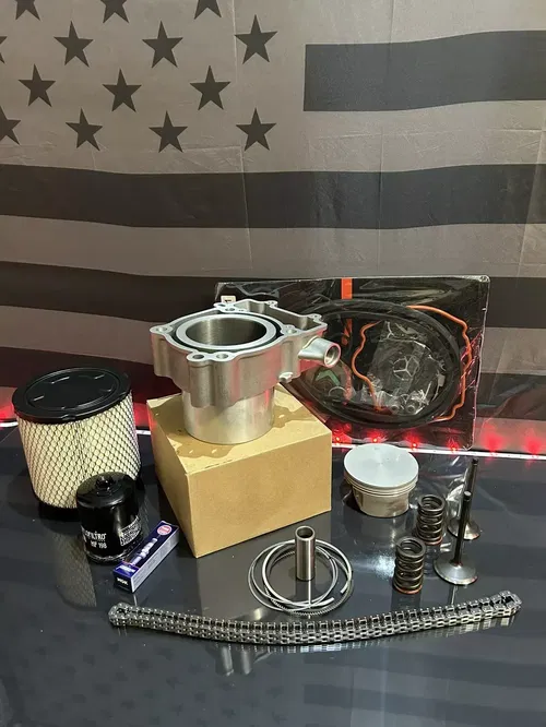 17-22 Polaris Ranger 500 Top End Rebuild Kit - Cylinder Piston Valves Gaskets