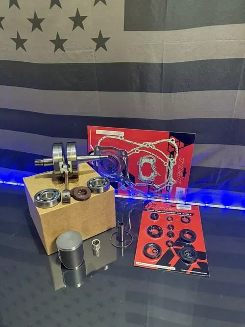 05-21 Yamaha YZ 125 Engine Motor Rebuild Kit - Crankshaft Piston Gaskets