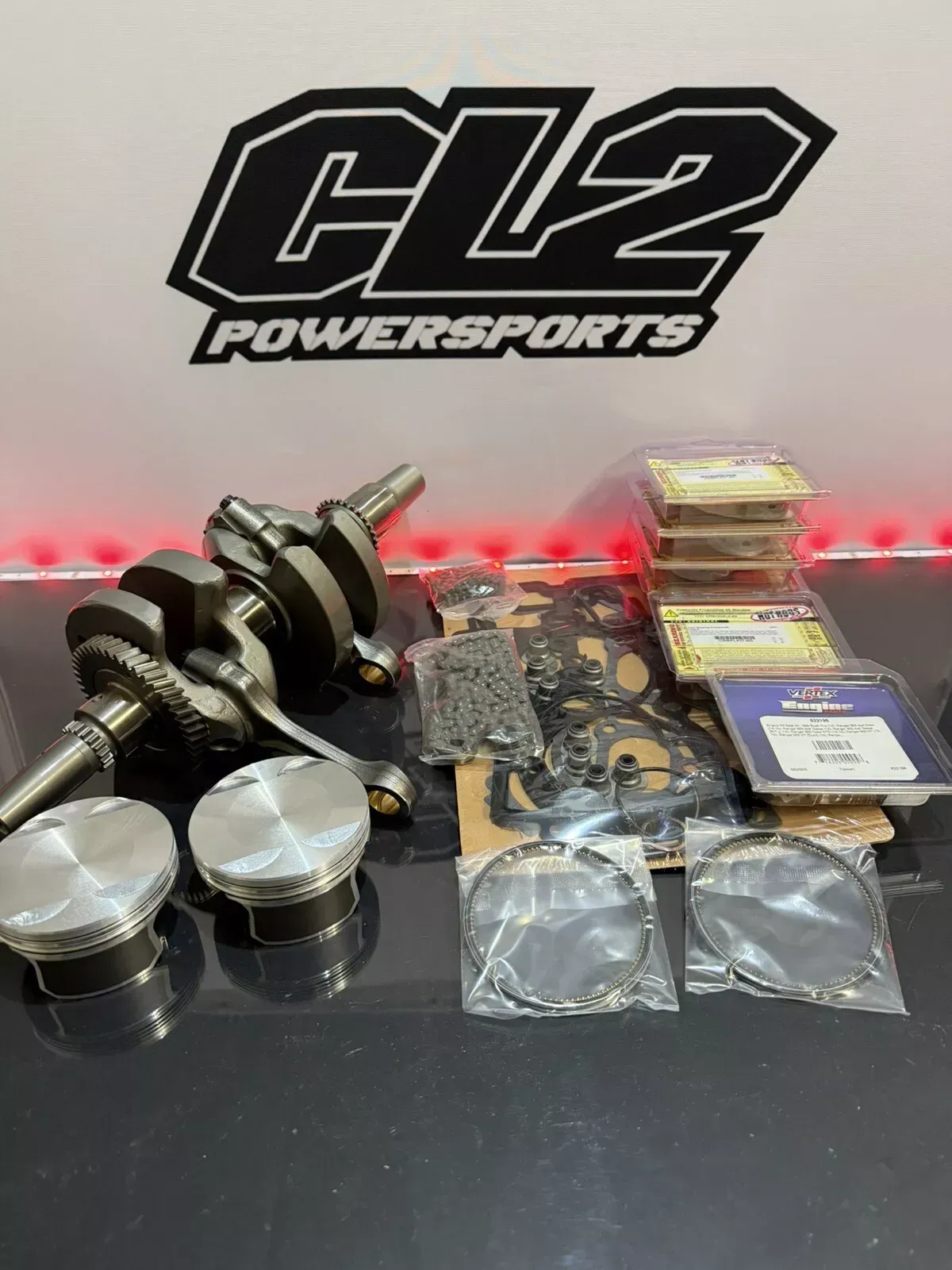 2017-2024 Polaris Ranger RGR 1000 XP Engine Rebuild Kit - Crankshaft Pistons