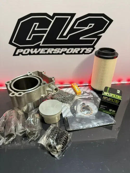 17-20 Polaris Sportsman 450 Top End Rebuild Kit - Cylinder Piston Valves Gaskets