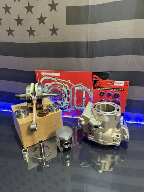 03-24 Yamaha YZ 250 Engine Motor Rebuild Kit - Crankshaft Cylinder Piston