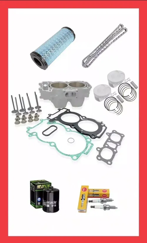 17-24 Polaris General 1000 XP Top End Rebuild Kit- Cylinder Pistons Valves