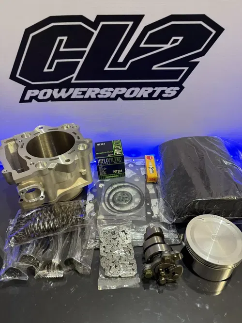 Yamaha Rhino 700 Top End Engine Rebuild Kit - Cylinder Piston Valves