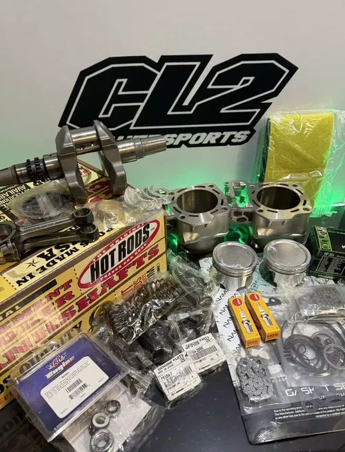 2005-2011 Kawasaki Brute Force 750 Engine Rebuild Kit + Transmission Bearings