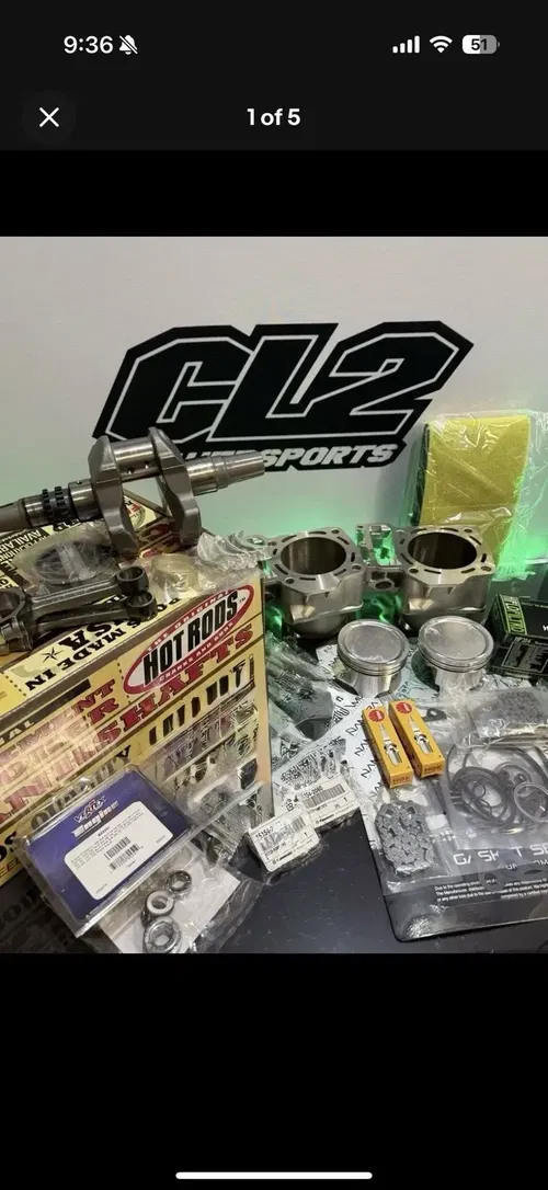 2019-2023 Yamaha YZ250F WR250F Titanium Valves With Springs - Intake & Exhaust