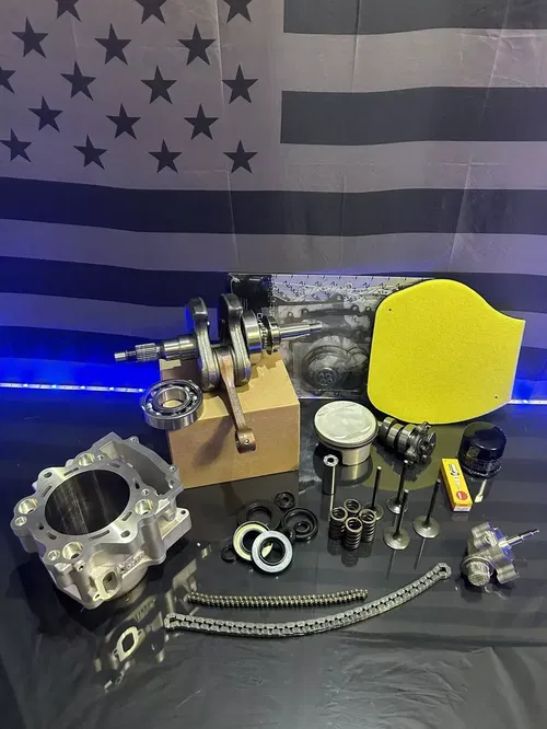 07-13 Yamaha Grizzly 700 Complete Engine Rebuild Kit + Transmission Bearings