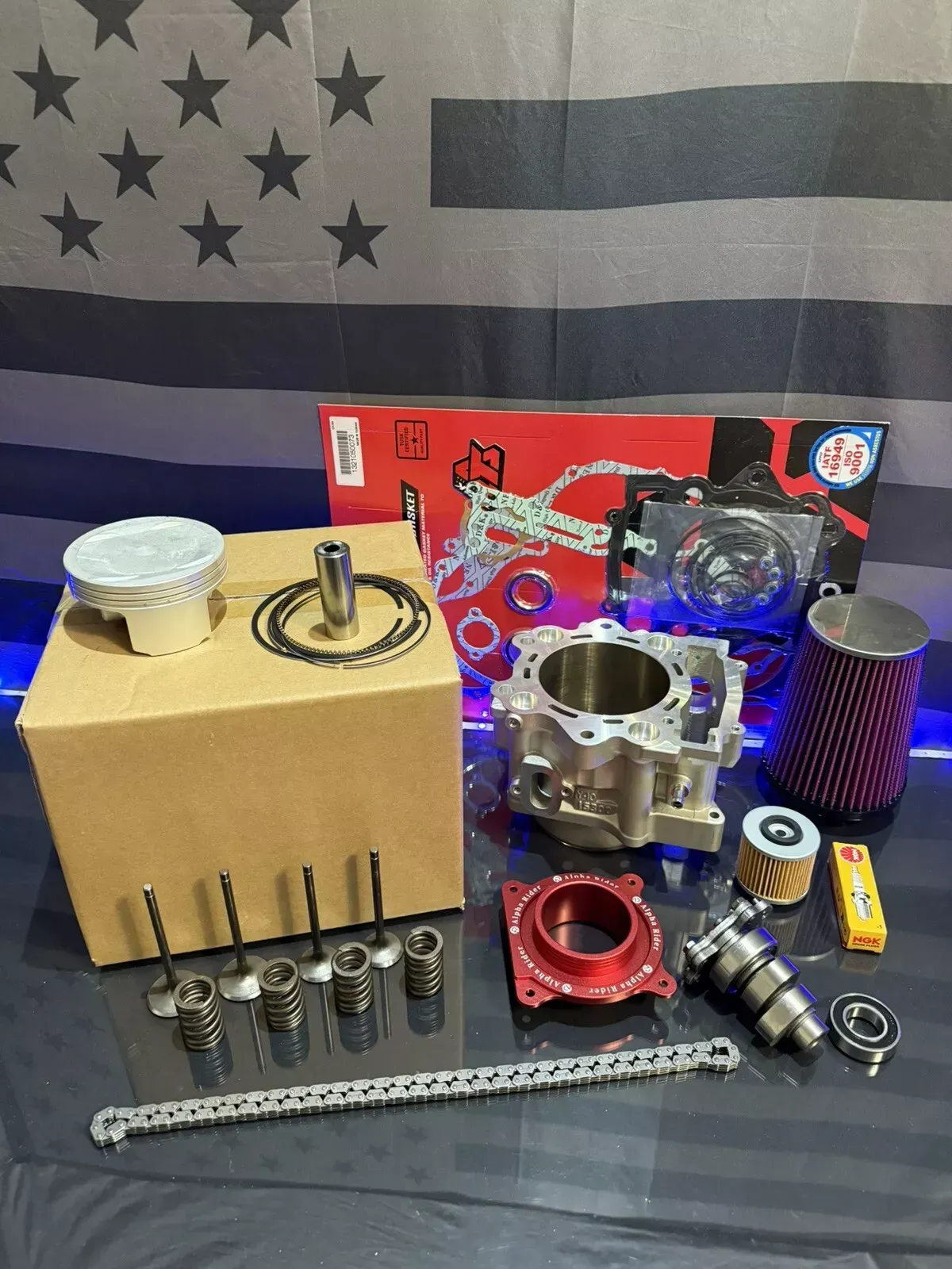 06-14 Yamaha Raptor 700 Big Bore Top End Rebuild Kit - Cylinder Piston Valves