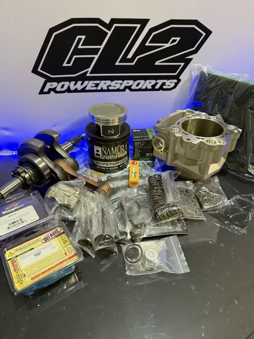 Yamaha Viking 700 Complete Engine Motor Rebuild Kit ++ All Transmission Bearings