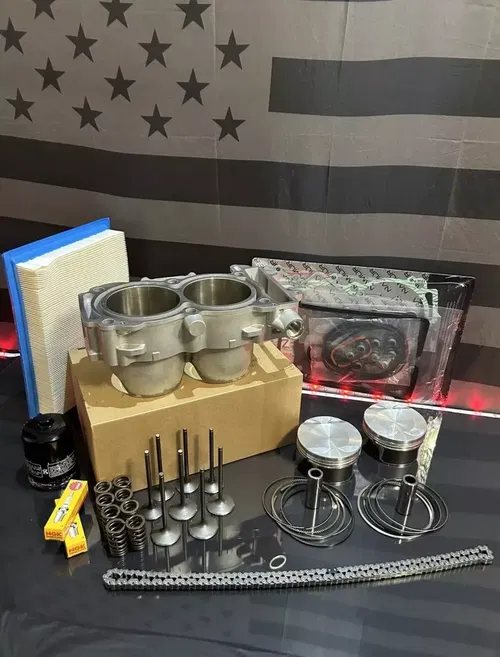 Polaris 11-14 RZR 900 Top End Engine Motor Rebuild Kit - Pistons Cylinder Valves