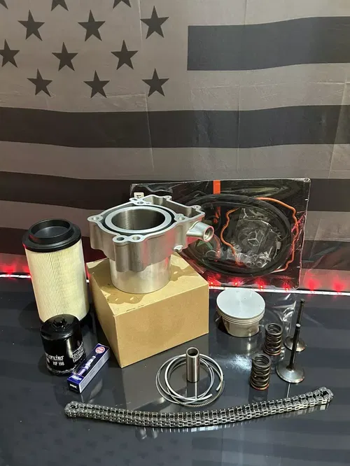 17-20 Polaris Sportsman 450 Top End Rebuild Kit - Cylinder Piston Valves Gaskets