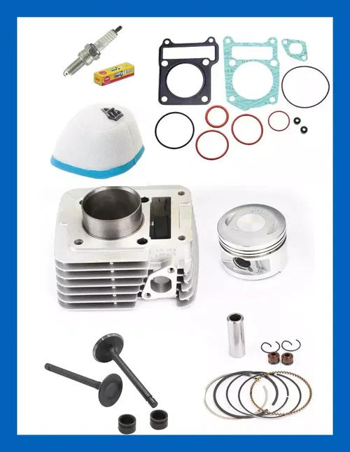 08-24 Yamaha TTR 125 Top End Engine Rebuild Kit - Cylinder Piston Valves