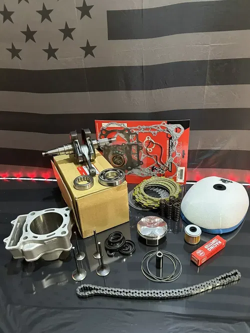 Honda 2020-21 CRF250R Complete Engine Motor Rebuild Kit + Transmission Bearings