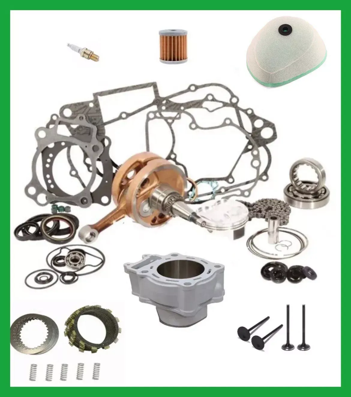 21-24 Kawasaki KX250 Complete Engine Motor Rebuild Kit