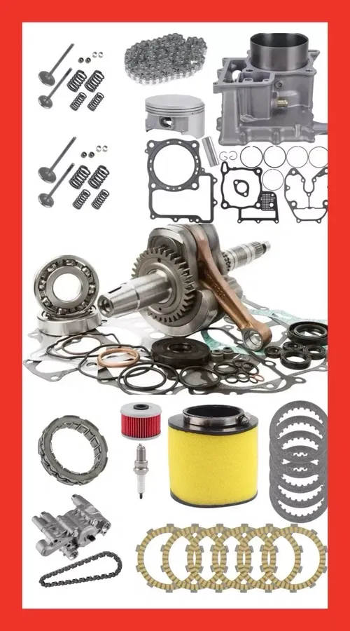 Honda Rancher 420 Engine Motor Complete Rebuild Kit 14-25