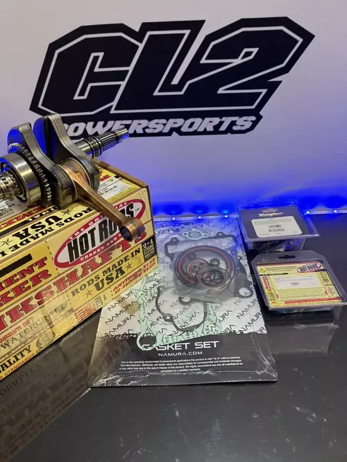 Yamaha Rhino 450 Bottom End Rebuild Kit - Crankshaft Bearings Gaskets