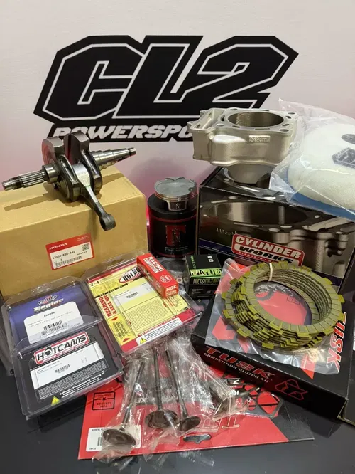 Honda 2018-2019 CRF250R Complete Engine Rebuild Kit + Transmission Bearings