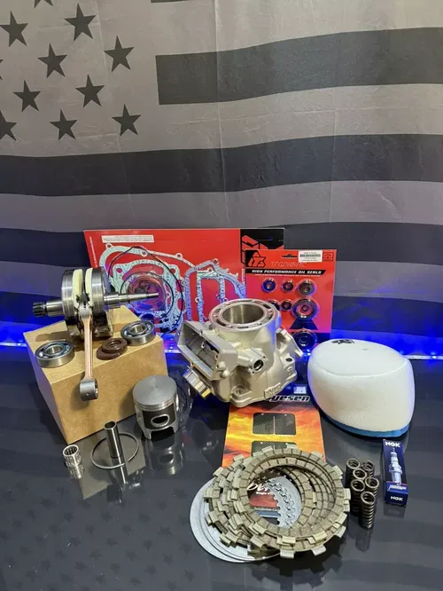 03-24 Yamaha YZ 250 Complete Engine Motor Rebuild Kit