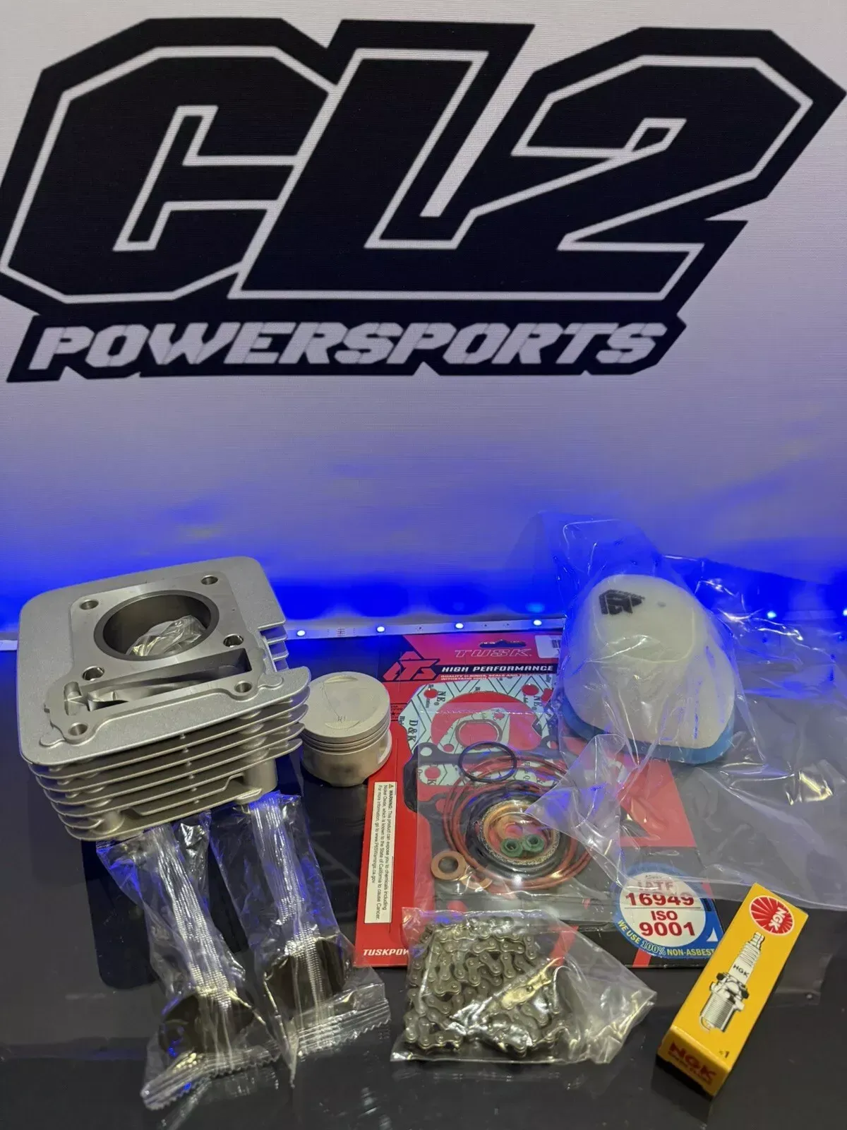 2000-2007 Yamaha TTR 125 Top End Engine Rebuild Kit - Cylinder Piston Valves