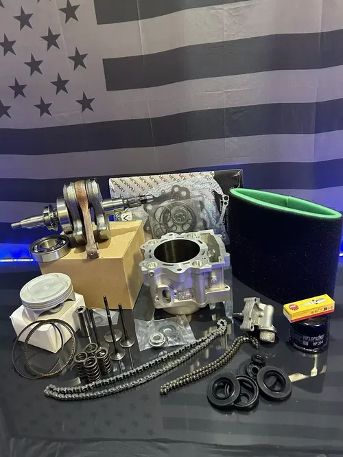 Yamaha Viking 700 Complete Engine Motor Rebuild Kit ++ All Transmission Bearings