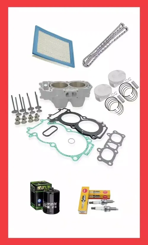 11-14 Polaris RZR 900 Top End Engine Motor Rebuild Kit - Pistons Cylinder Valves