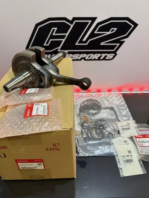 2015-2024 Honda Rincon 680 Bottom End Rebuild Kit Crankshaft Bearings Gaskets