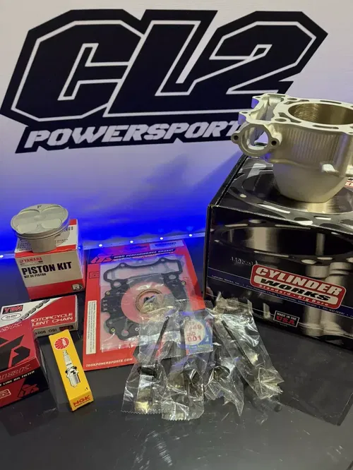 2016-2018 Yamaha YZ250F 250FX WR250F Top End Rebuild Kit- Piston Cylinder Valves
