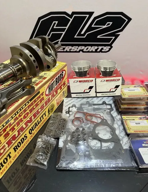 Polaris RZR Turbo S, R, Pro XP Engine Rebuild Kit - Crankshaft Pistons