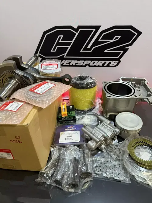 Honda Pioneer 700 Complete Engine Motor Rebuild Kit + Transmission Bearings