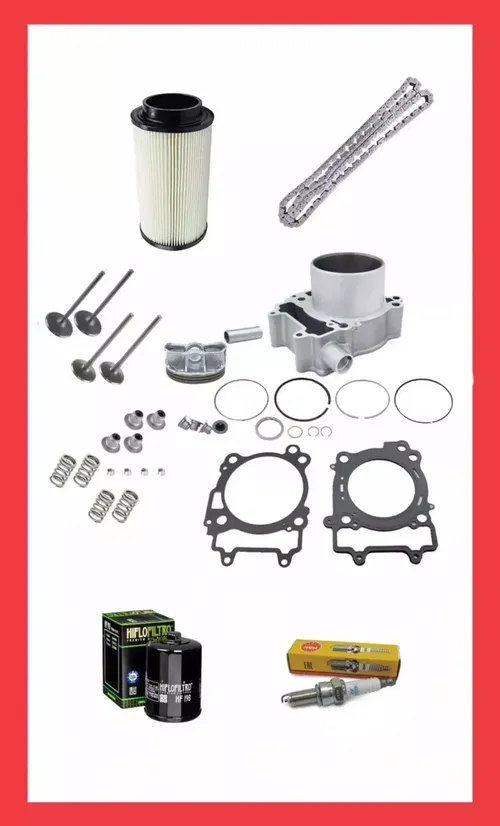 17-19 Polaris Ranger 570 Top End Rebuild Kit - Cylinder Piston Valves