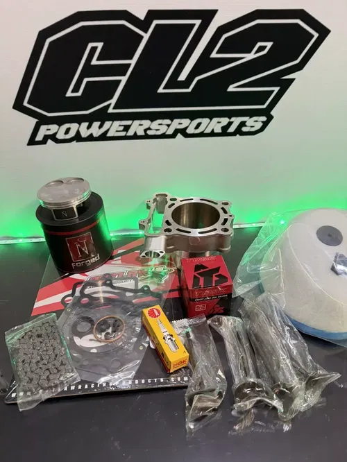 2015-2016 Kawasaki KX250F Top End Rebuild Kit  - Cylinder / Piston / Valves