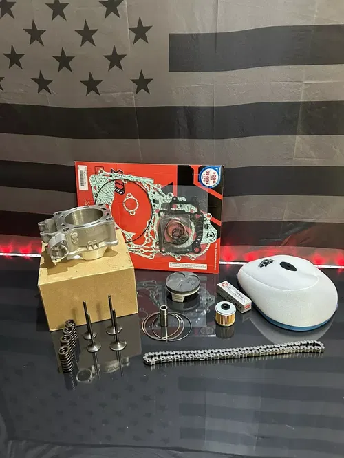 04-17 Honda CRF250X CRF 250X Top End Rebuild Kit - Piston Cylinder Valves