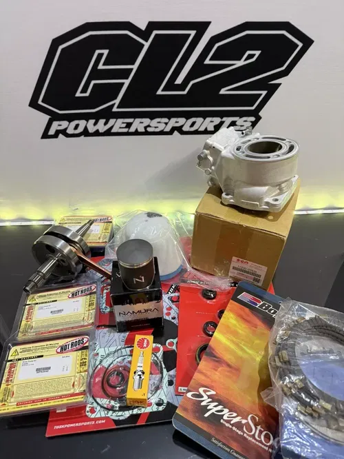 Suzuki RM 85 Complete Engine Motor Rebuild Kit  + Transmission Bearings 2002-23
