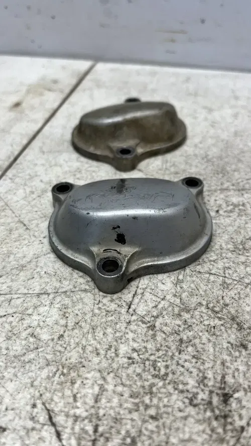 1996 Yamaha XT225 Serow Valve Adjuster Covers  3RW-11187-00-00 3RW-11186-00-00