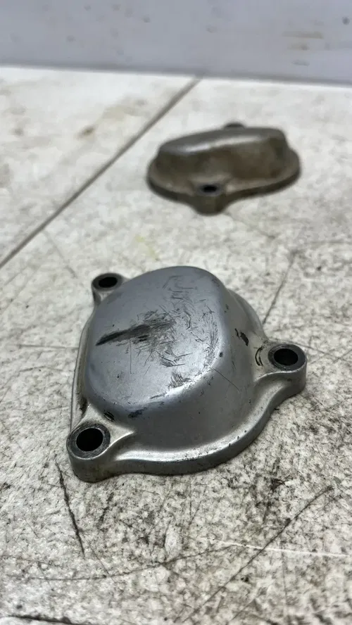 1996 Yamaha XT225 Serow Valve Adjuster Covers  3RW-11187-00-00 3RW-11186-00-00