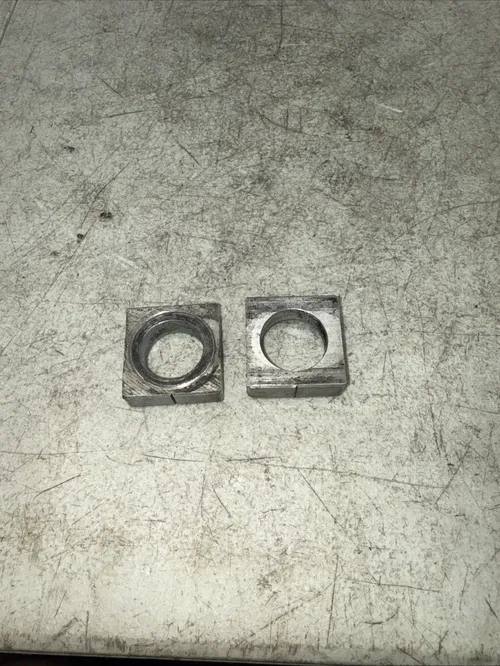 2007 HONDA CRF250R OEM Rear Axle Block Adjuster 42305-KZ4-J40 42306-KZ4-J20