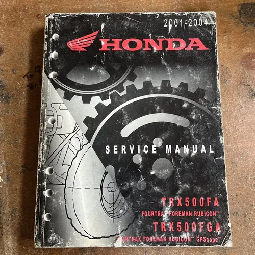 Honda Factory Service Manual 2001-2004 TRX500FA Fourtrax Foreman Rubicon 61HN203