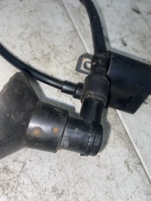 2001 POLARIS SCRAMBLER 90 OEM IGNITION COIL SPARK PLUG CAP 0450753