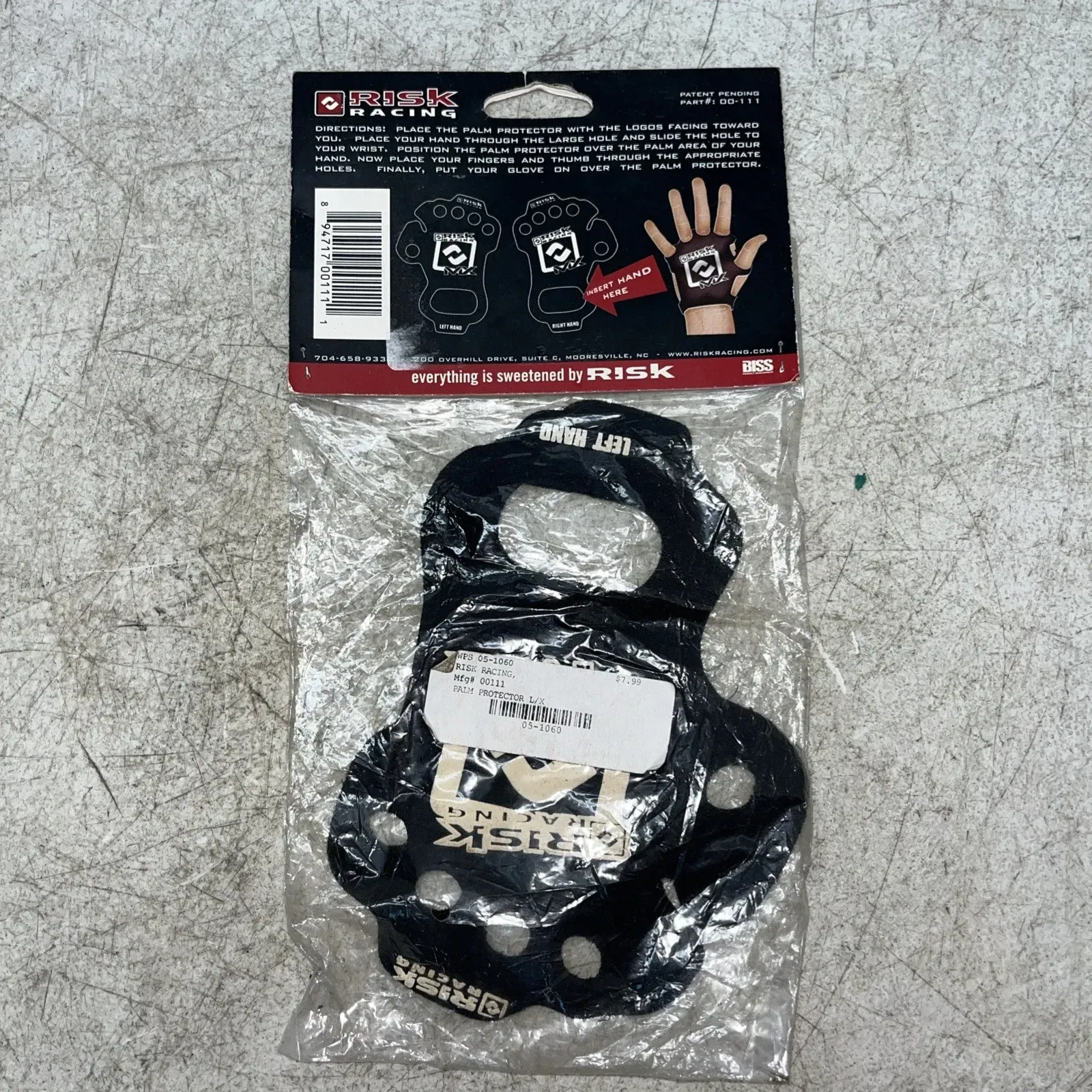 Risk Racing Palm Protectors *L/XL*  Black