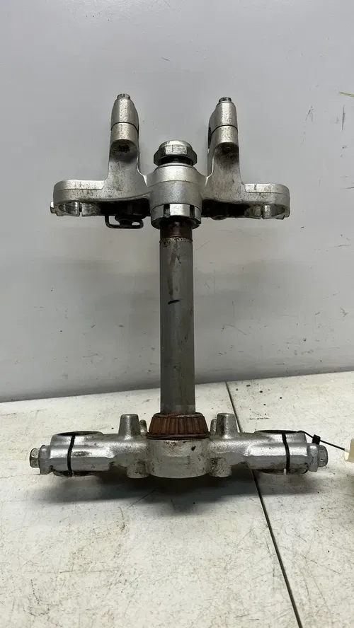 2007 Suzuki DRZ125L Upper Lower Steering Stem Triple Clamps 51410-08G00