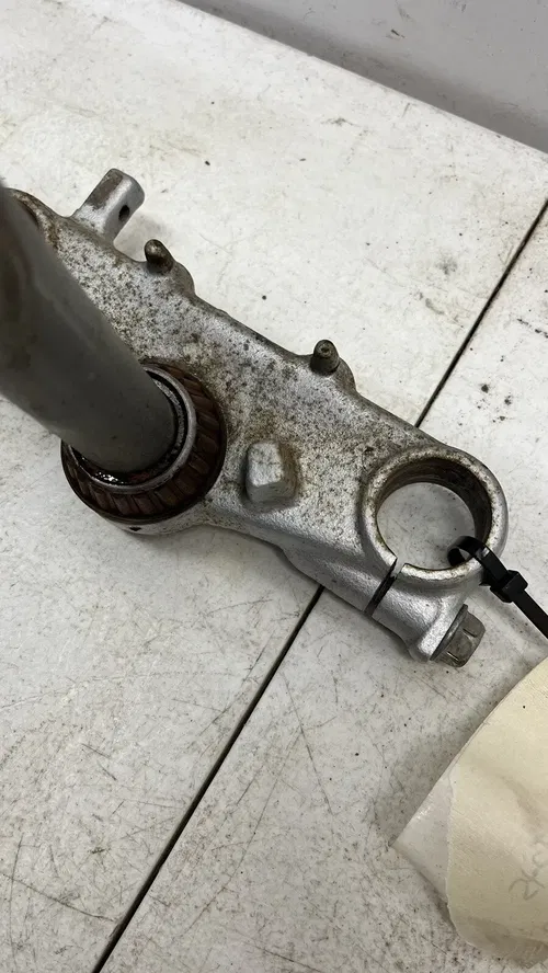2007 Suzuki DRZ125L Upper Lower Steering Stem Triple Clamps 51410-08G00