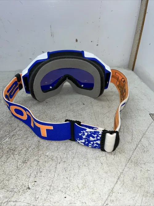 Scott USA Fury Goggle Retro White/Blue Yellow Chrome Works