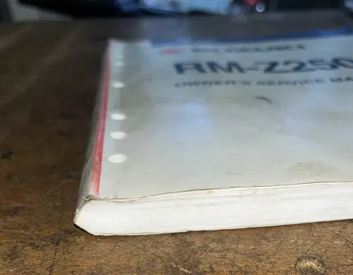 2006 Suzuki RM-Z250 Owner's Service Repair Manual