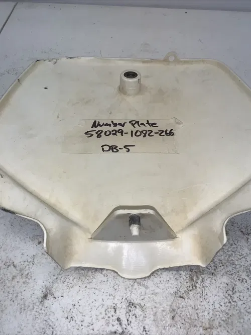 2005 Kawasaki Kx85 Front Number Plate Plastic 58029-1082-266