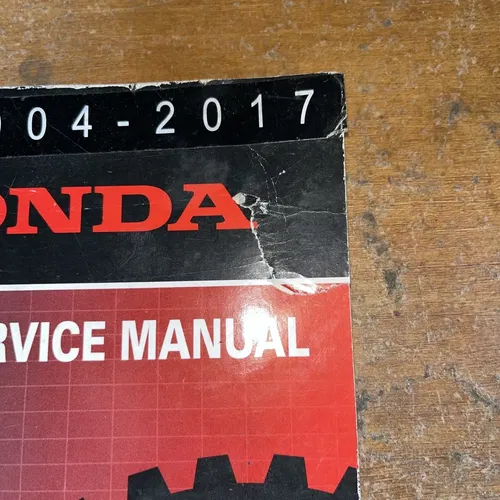 2004-2017 Honda CRF50F OEM Service Manual 61GEL58