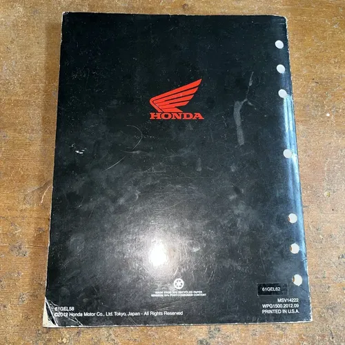 2004-2017 Honda CRF50F OEM Service Manual 61GEL58
