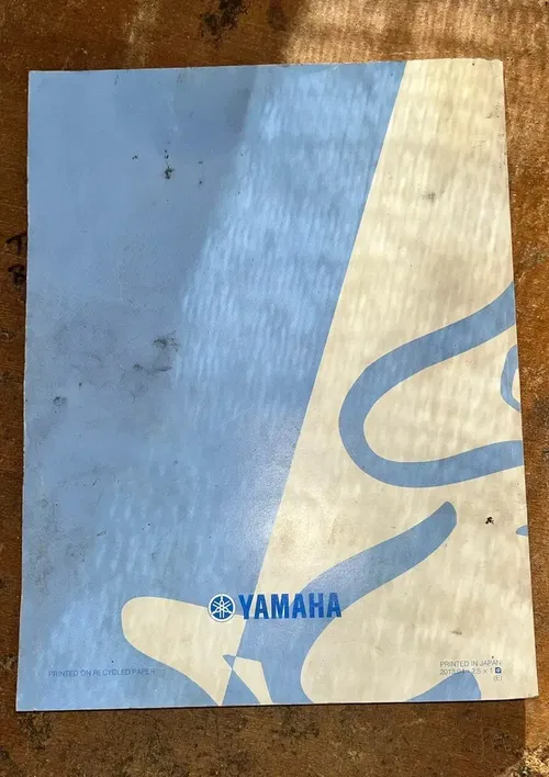 OEM Yamaha YZ450  1SL-28199-10 YZ450FE Owner's Service Manual