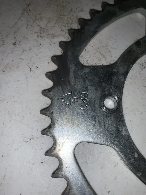 JT Rear Sprocket- 50 tooth- Off a 2018 Kawasaki Kx85 JTR461-50