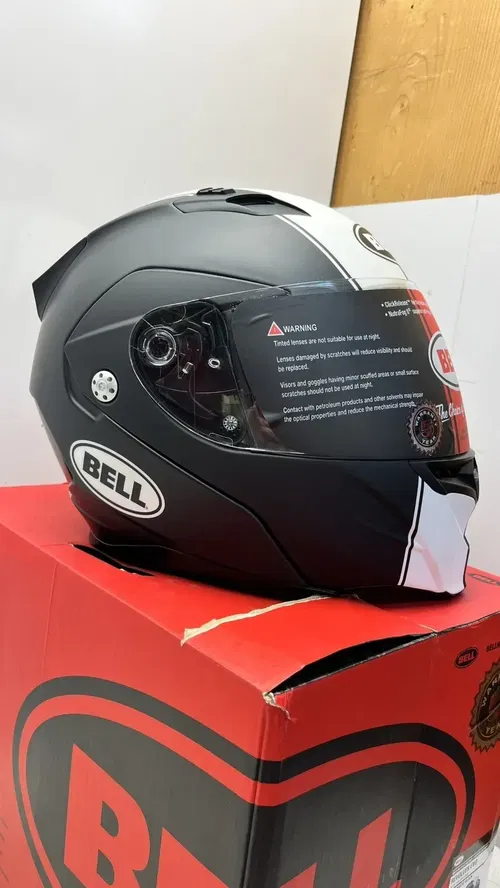 Bell Helmet Revolver EVO Rally Matte Black/White XS 54-55cm New Open Box