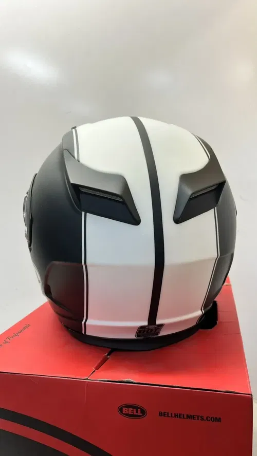 Bell Helmet Revolver EVO Rally Matte Black/White XS 54-55cm New Open Box