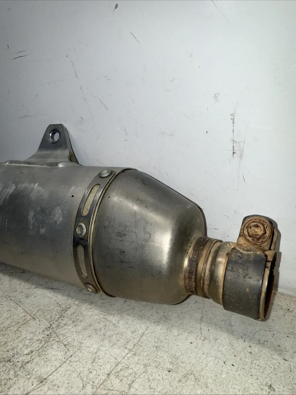 2007 HONDA CRF250R OEM Right Muffler 18310-KRN-A00